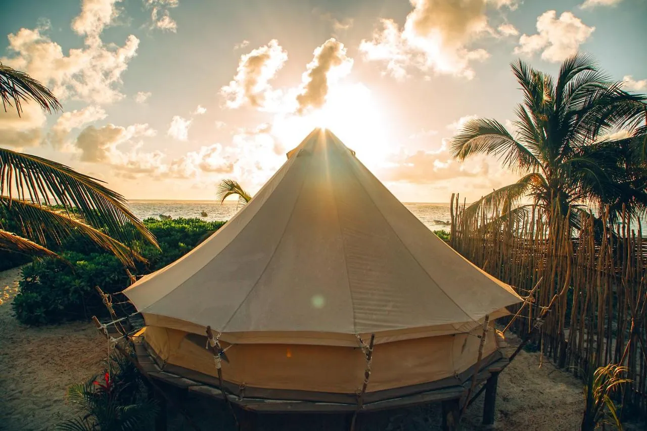 Luxury tent Glampikal Formerly Casa Nawal Hotel Tulum Mexico